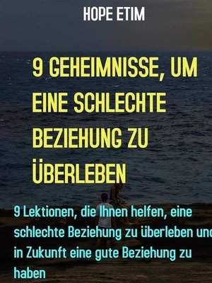 cover image of 9 Geheimnisse, Um Eine Schlechte Beziehung Zu Überleben